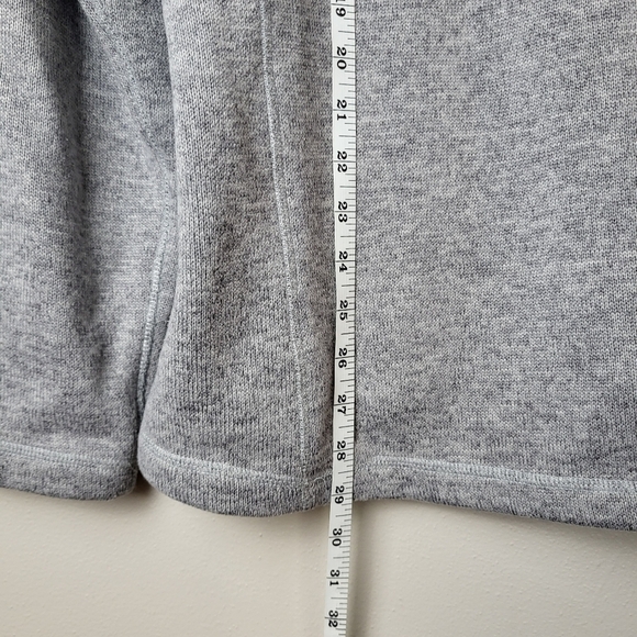 Eddie‎ Bauer Heather Grey 1/4 Zip Pull Over Sweatshirt Men's Size XL - Picture 4 of 5